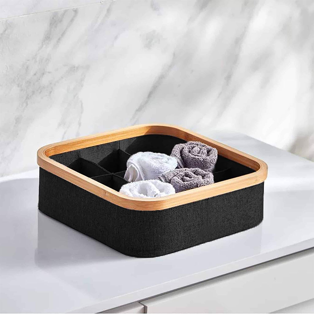 سلة تنظيم الأغراض في الحمام