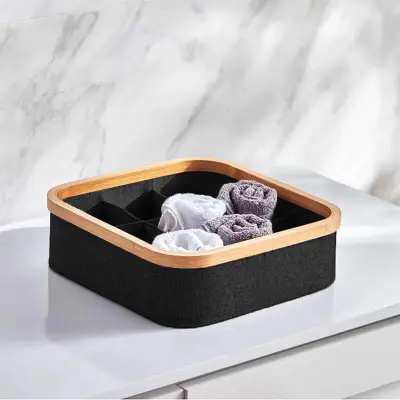 سلة تنظيم الأغراض في الحمام