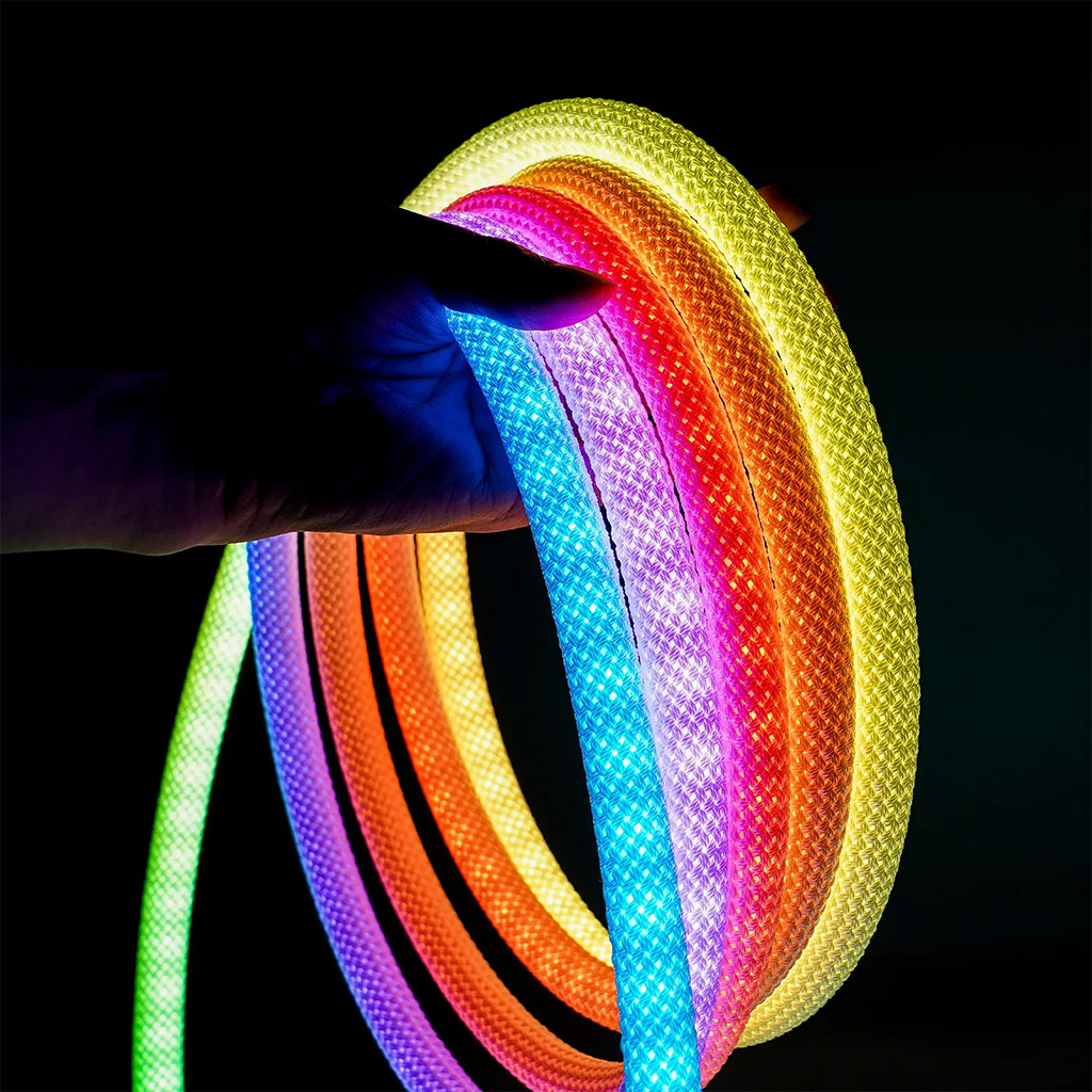 شريط إضاءة نيون RGB مرن بتوزيع 360°