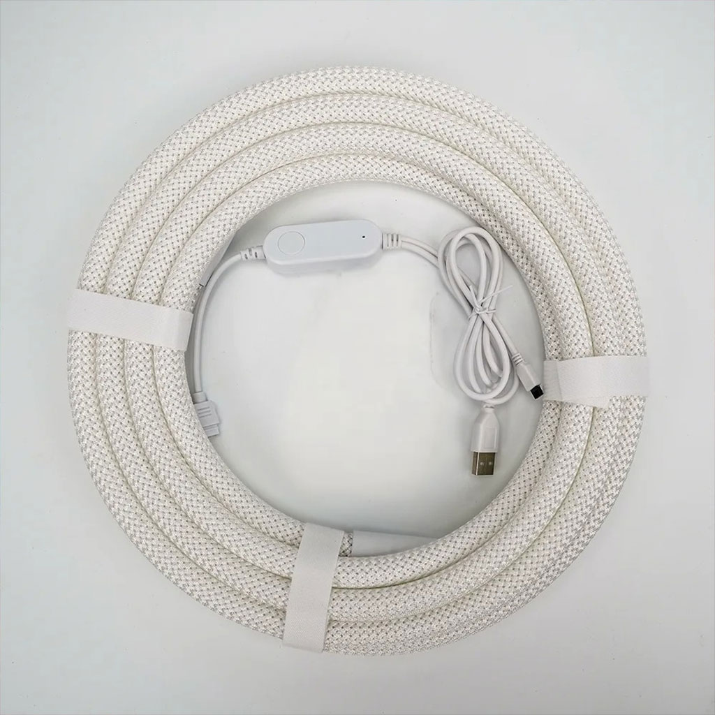 شريط إضاءة نيون RGB مرن بتوزيع 360°